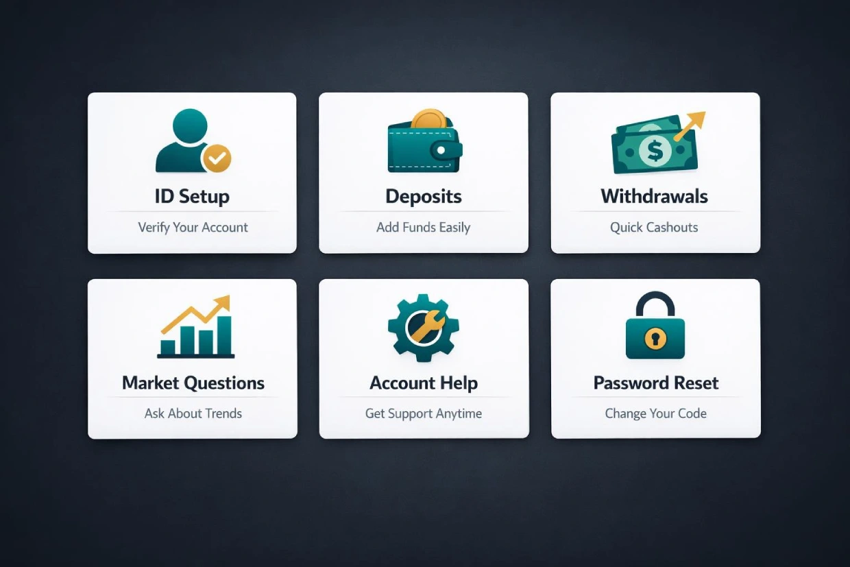 Services available through Mahadev Book WhatsApp number